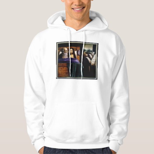 Löwe und Mona Hoodie (Vorderseite)