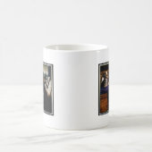 Löwe und Mona Kaffeetasse (Mittel)