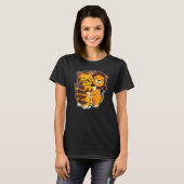Löwe und Tiger Süße Tiere für Frauen oder Mädchen  T-Shirt (Vorne ganz)