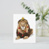 Löwe - Urlaubskarte Feiertagskarte (Stehend Vorderseite)