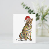 Löwe - Urlaubskarte Feiertagskarte (Stehend Vorderseite)