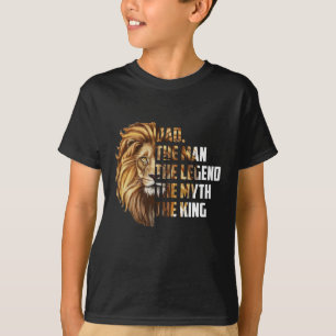 Löwe Vater der Mann, der den Mythos der König verb T-Shirt