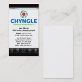 Löwe-Visitenkarte Visitenkarte (Vorne/Hinten)