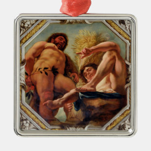 Löwe, von den Zeichen des Tierkreises Ornament Aus Metall