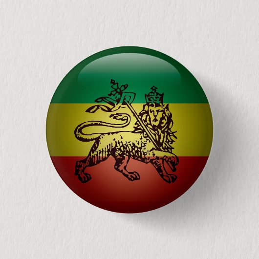 Löwe von Juda Äthiopien Button (Vorderseite)