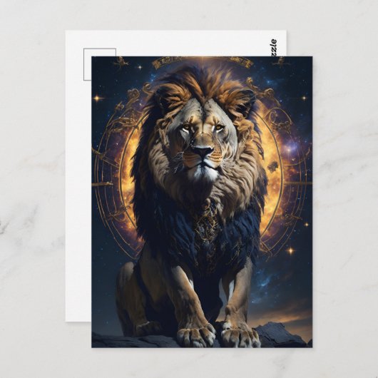 Löwe von Juda Christlich Jesus Christus Glaube Postkarte (Vorne/Hinten)