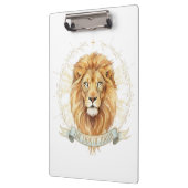Löwe von Juda-Christus-Clipboard Klemmbrett (Links)