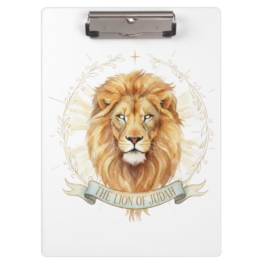 Löwe von Juda-Christus-Clipboard Klemmbrett (Vorderseite)