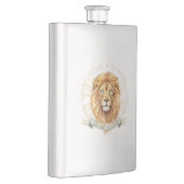 Löwe von Juda Classic 8oz Edelstahl-Flasche Flachmann (Rechts)