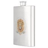 Löwe von Juda Classic 8oz Edelstahl-Flasche Flachmann (Links)