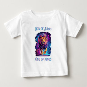 Löwe von Juda Glaube Jesus Christliches Geschenk Baby T-shirt