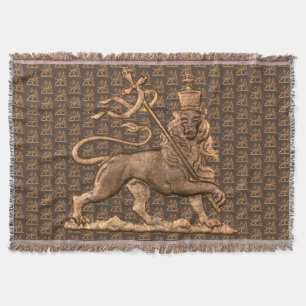 Löwe von Juda Jah Army INI Haile Selassie Rasta Decke