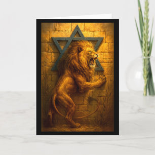 Löwe von Juda Jerusalem Westliche Mauer Der Stern Karte
