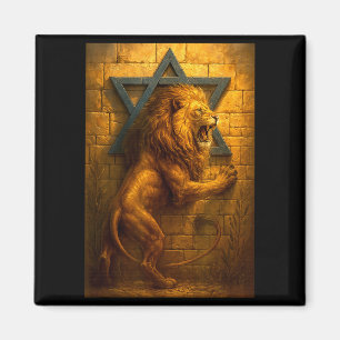 Löwe von Juda Jerusalem Westmauer Der Stern von D Magnet