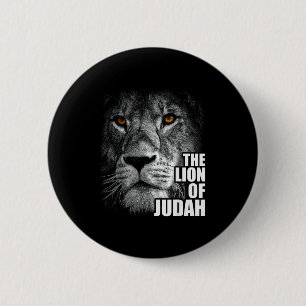 Löwe von Juda Jesus Christlicher Glaube über Angst Button