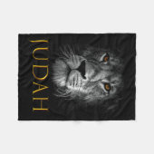 Löwe von Juda Jesus Christlicher Glaube Über Angst Fleecedecke (Vorderseite (Horizontal))
