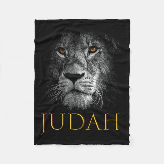 Löwe von Juda Jesus Christlicher Glaube Über Angst Fleecedecke (Vorderseite)