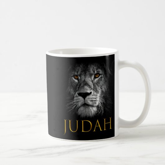 Löwe von Juda Jesus Christlicher Glaube Über Angst Kaffeetasse (Rechts)