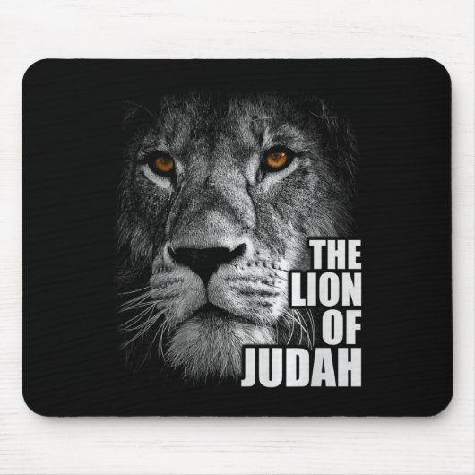 Löwe von Juda Jesus Christlicher Glaube Über Angst Mousepad (Vorne)