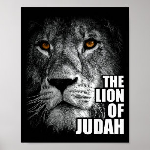 Löwe von Juda Jesus Christlicher Glaube Überwindet Poster