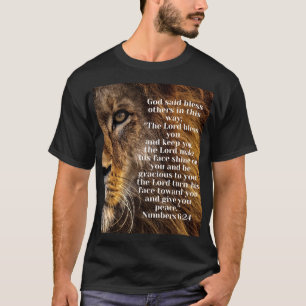 Löwe von Juda Jesus Offenbarung Bibel Verse T-Shirt