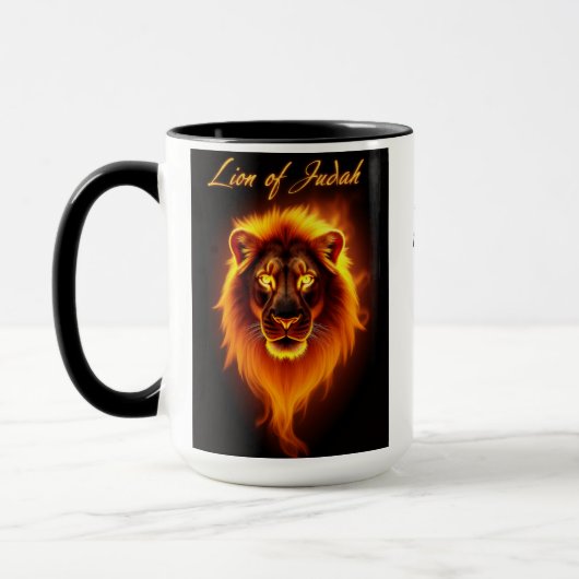 "Löwe von Juda" Kaffeetasse (Links)