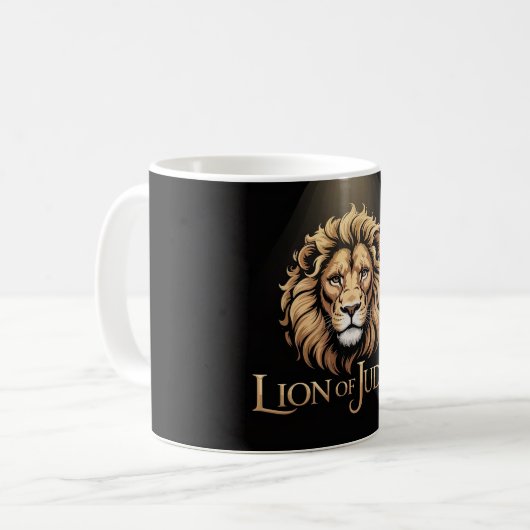 Löwe von Juda Kaffeetasse (Vorderseite Links)