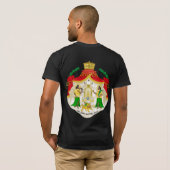 Löwe von Juda / Kaiserliche Wappen von Äthiopien T-Shirt (Schwarz voll)
