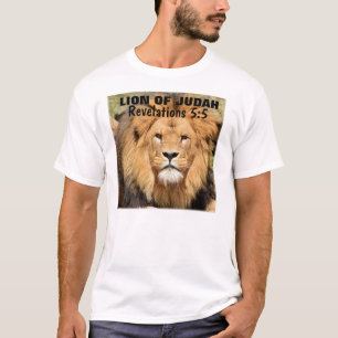 Löwe von Juda, Offenbarungen 5:5, T - Shirt