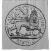 Löwe von Juda Rasta Jah Rastafari Duschvorhang (Vorderseite)