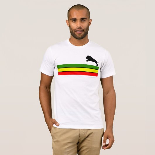 Löwe von Juda - Rasta T-Shirt (Vorne ganz)