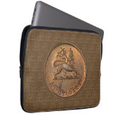 Löwe von Juda Selassie Rasta Reggae Afrika Wurzeln Laptopschutzhülle (Vorne Rechts)