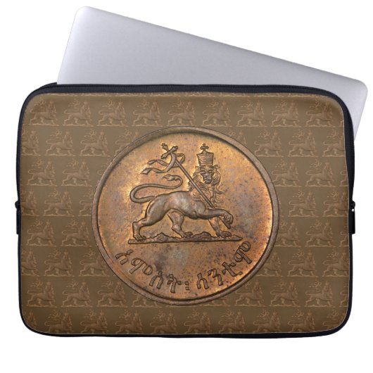 Löwe von Juda Selassie Rasta Reggae Afrika Wurzeln Laptopschutzhülle (Vorderseite)