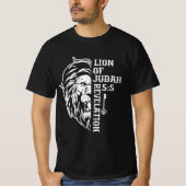 Löwe von Judah 5 5 Christlich Graphic Design Chris T-Shirt (Vorderseite)