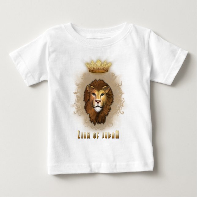 Löwe von Judah Baby T-shirt (Vorderseite)