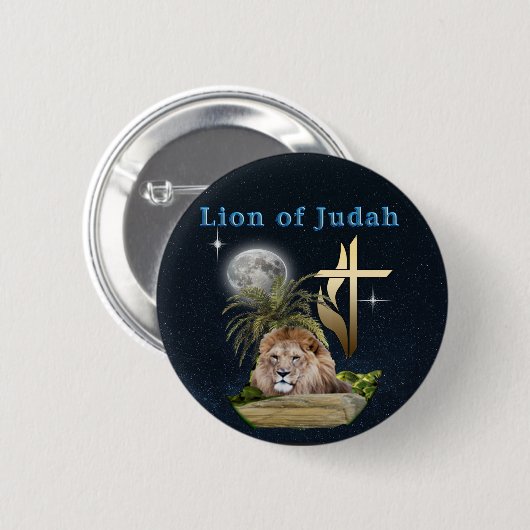 Löwe von Judah Button (Vorne & Hinten)