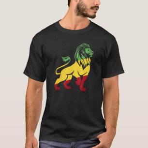 Löwe von Judah Cool Reggae Rasta Äthiopia Jamaica  T-Shirt