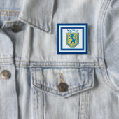 Löwe von Judah Emblem Ariel Hebrew Button (Beispiel)