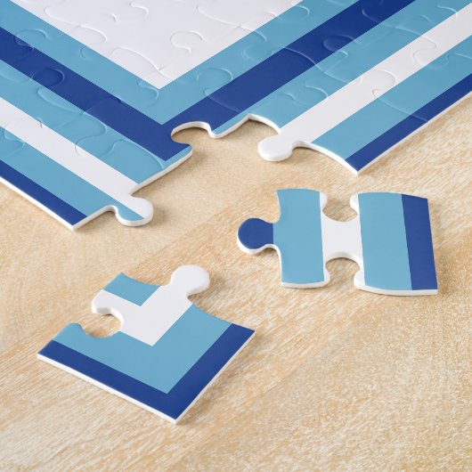 Löwe von Judah Emblem Jerusalem Hebräisch Puzzle (Seite)