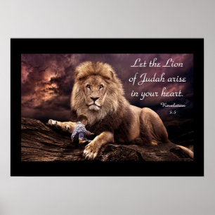 Löwe von Judah Enthüllungs-5:5 Plakat