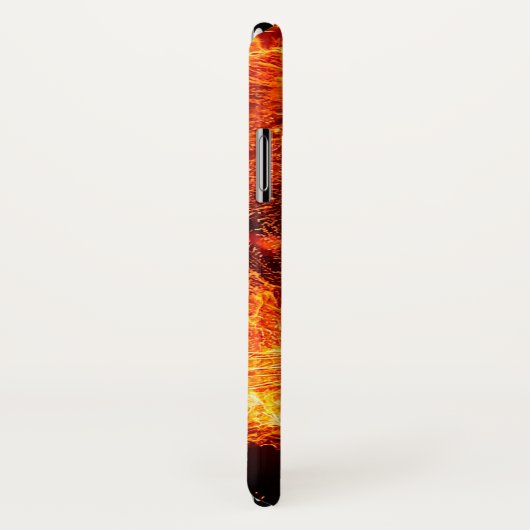 Löwe von Judah Flaming Red Case-Mate iPhone Hülle (Hinten/Rechts)