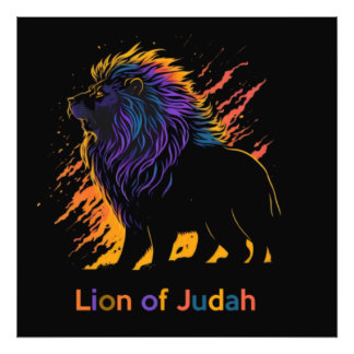 Löwe von Judah Fotodruck