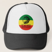 Löwe von Judah - Haile Selassie - Trucker Cap Truckerkappe (Vorderseite)
