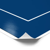 Löwe von Judah Hebrew Poster (Ecke)