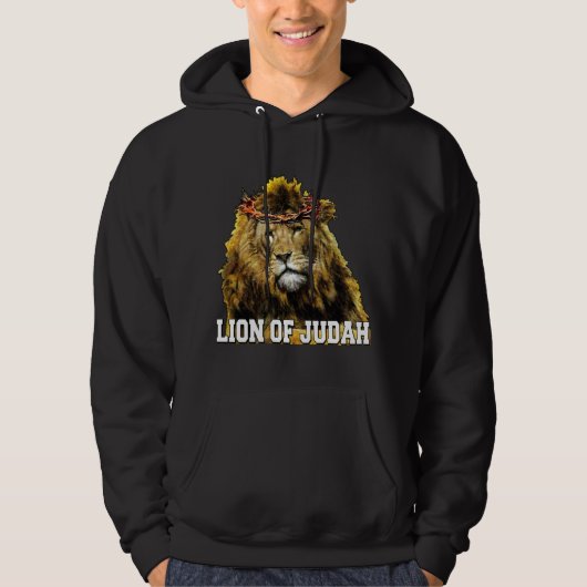 LÖWE von JUDAH Hoodie (Vorderseite)