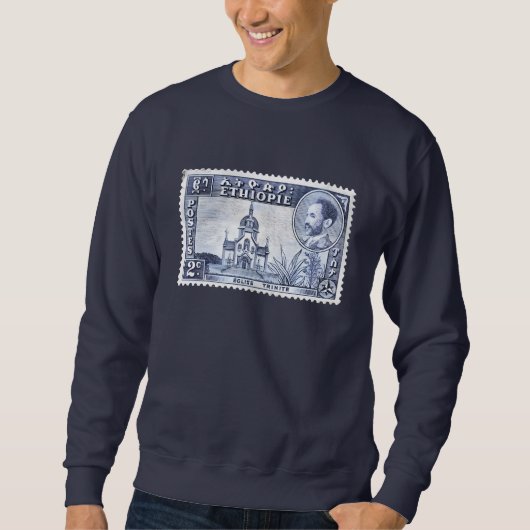 Löwe von Judah Jah Army Haile Selassie Rasta-Shirt Sweatshirt (Vorderseite)
