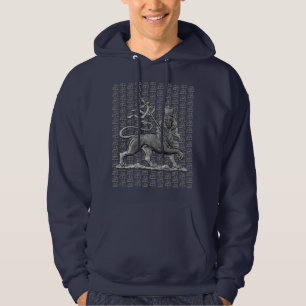Löwe von Judah Jah Army INI Haile Selassie Rasta Hoodie