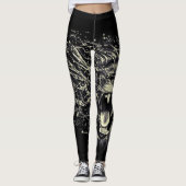 Löwe von Judah - Jah Rasta - Power Yoga Leggings (Vorderseite)
