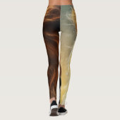 Löwe von Judah - Jah Rasta - Power Yoga Leggings (Rückseite)