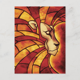 Löwe von Judah - Jah Rastafari - Postcard Postkarte